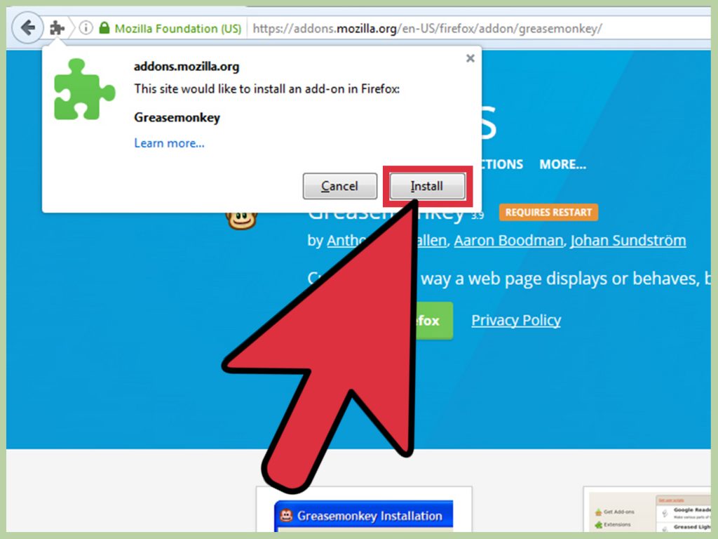 Firefox Search Status Eklenti Özellikleri